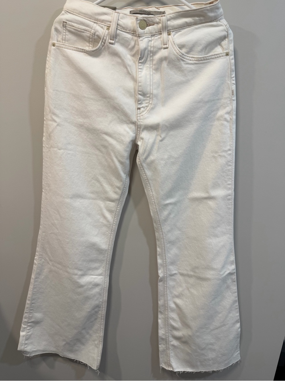 Hudson Jeans Jodie Flare  Jeans in White size 26